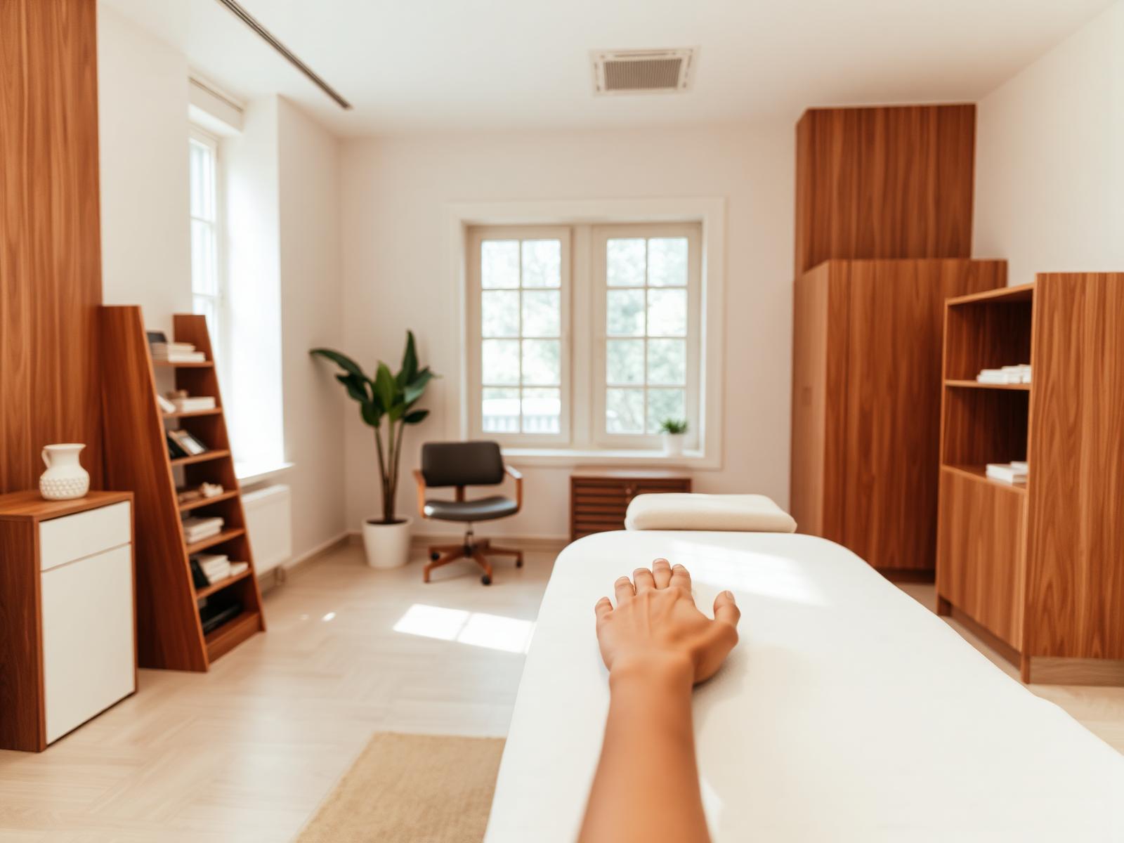 Behandelkamer bij Fysio Elite Den Haag